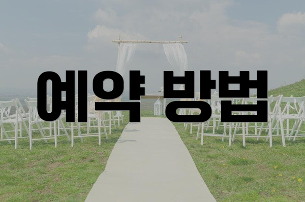 예약 방법